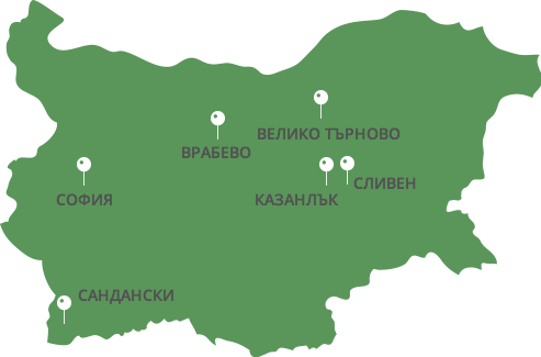 Map of Sopharma Production Facilities